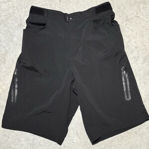 Zoic Shorts Men XL Mountain Bike Performance Technical Black Adjustable